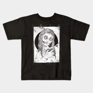 Carved (White print) Kids T-Shirt